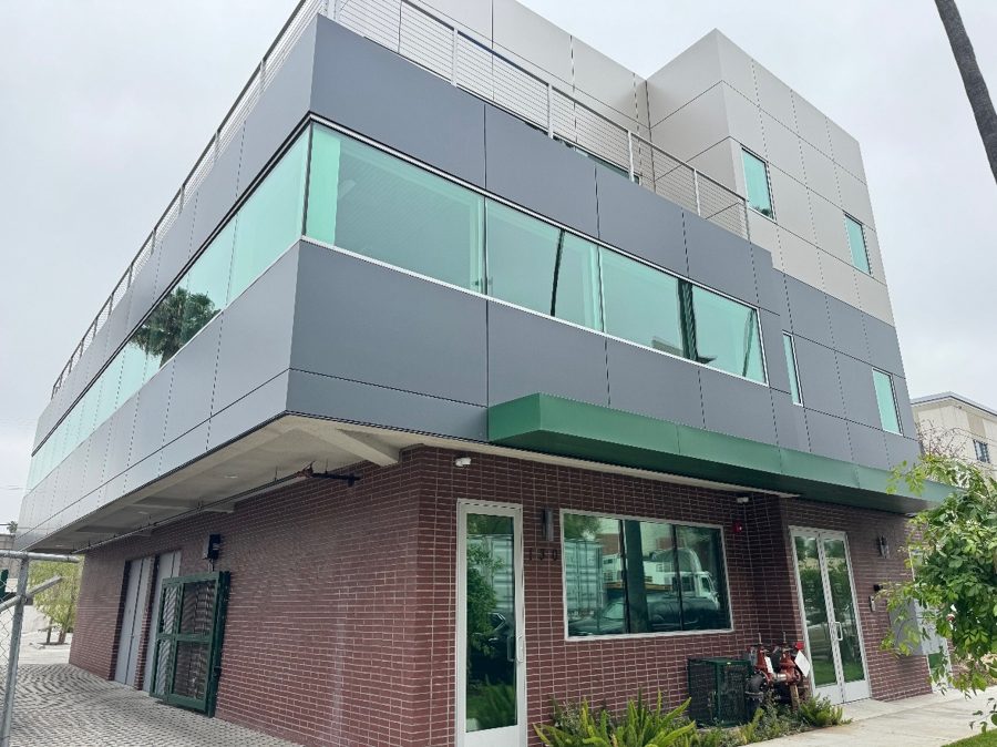 Medical office building — window film installation, photo 1