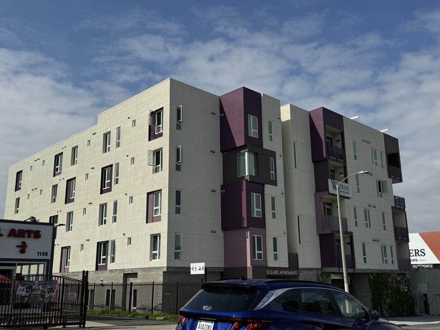 Multifamily building — window film installation, photo 1